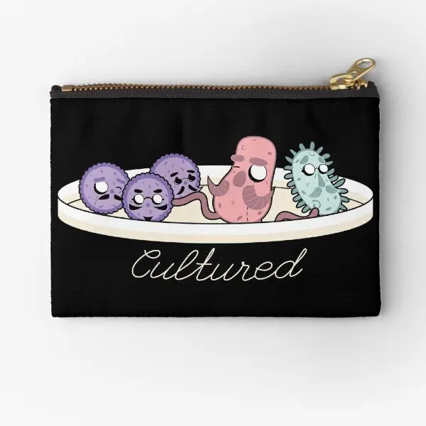 

Gentlemen Microbes Zipper Pouches Panties Wallet Key Underwear Cosmetic Packaging Coin Men Storage Pocket Women Small Socks