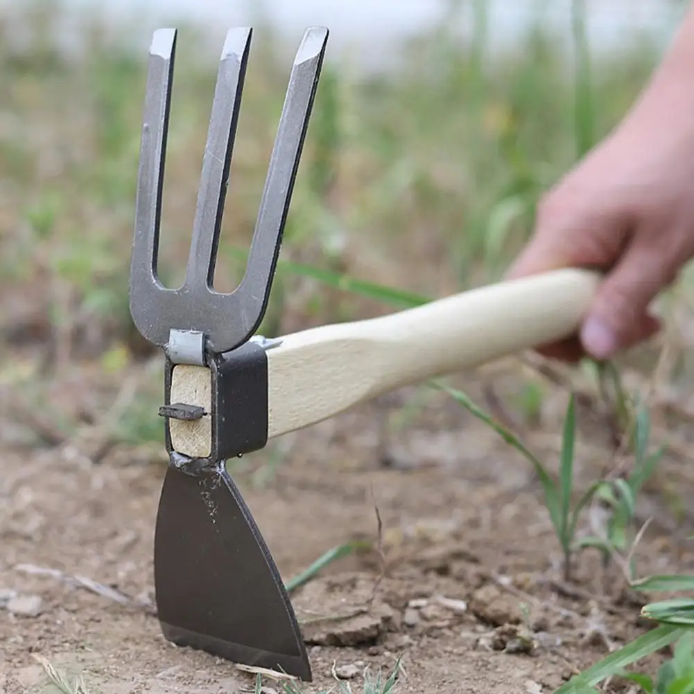 Садовая мотыга с деревянной ручкой стальная машина садовый инструмент для