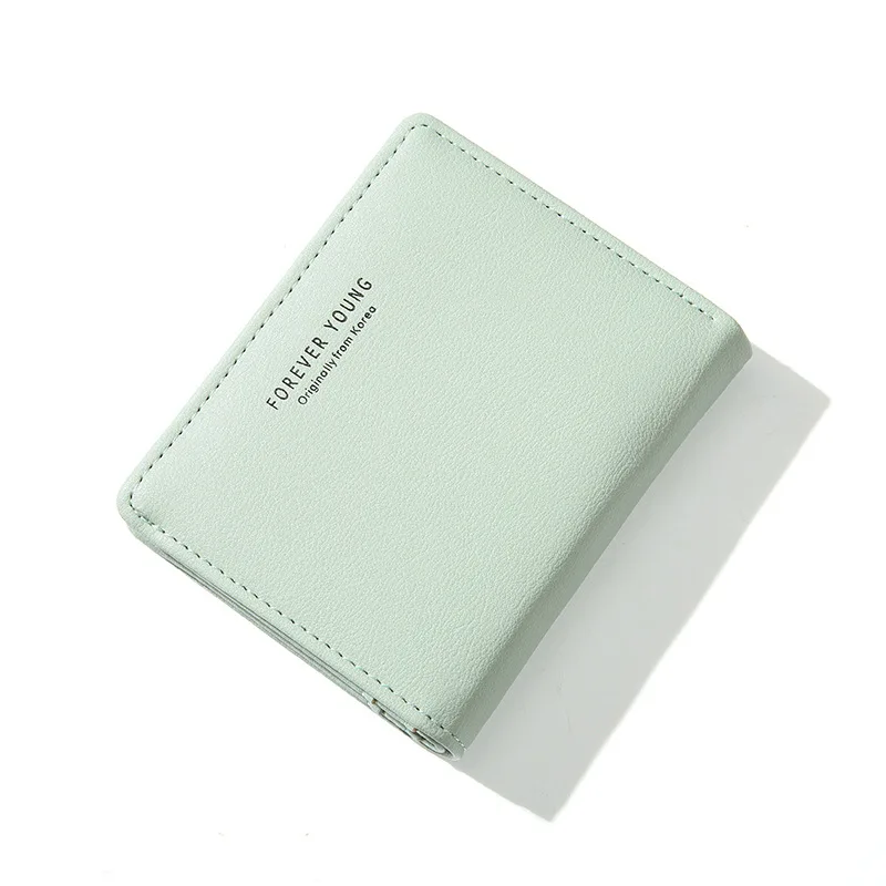 

New Ladies Wallet Short Student Fashion Coin Purse Soft Leather Thin Wallet for Women Men Long PU Monederos Para Mujer Carteira