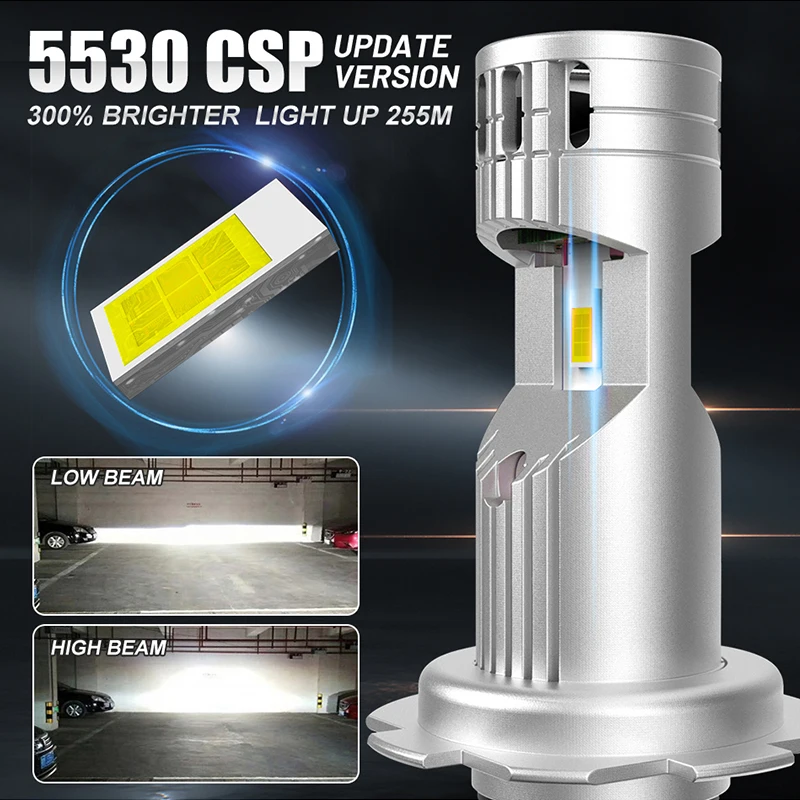 Мини турбо H7 светодиодная автомобильная лампа Автомобильные противотуманные