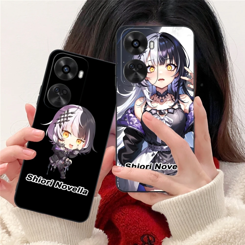Модный чехол для мобильного телефона Shiori Novella Huawei Nova 12 11 10 9 8 7 Pro SE 5G черный мягкий