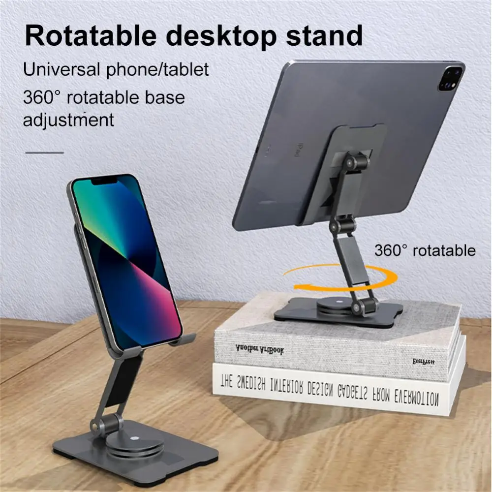 

Mobile Phone Holder Rotatable Multifunctional Holder Bracket Adjustable Folding Stand Accessory Smartphone Mount Aluminum Alloy