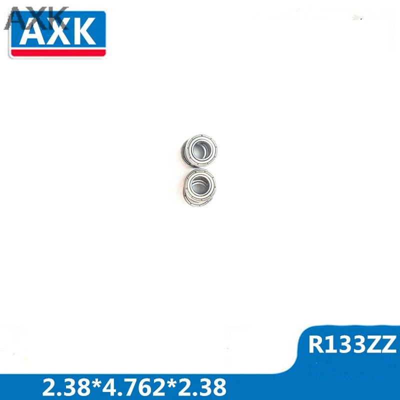 

AXK R133zz Bearing ABEC-3 2.38*4.762*2.38 mm Deep Groove R133 Z ZZ Ball Bearings 3/32"x 3/16"x 3/32" inch R133z Beairng