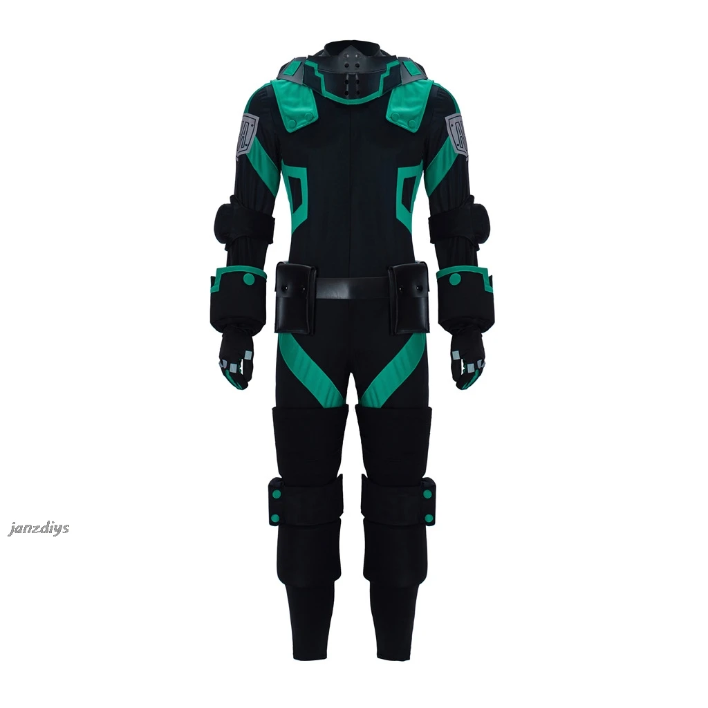 My Hero Academia World Heroes Mission Boku No Izuku Midoriya Deku Косплей Костюм Зеленый боевой костюм
