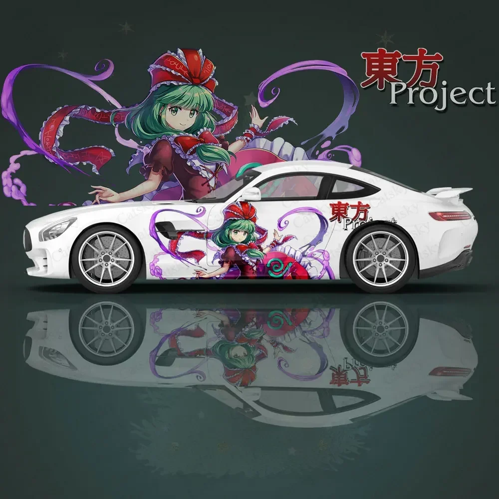 Пользовательские аниме Kagiyama Hina автомобильные аксессуары Itasha наклейки на тело