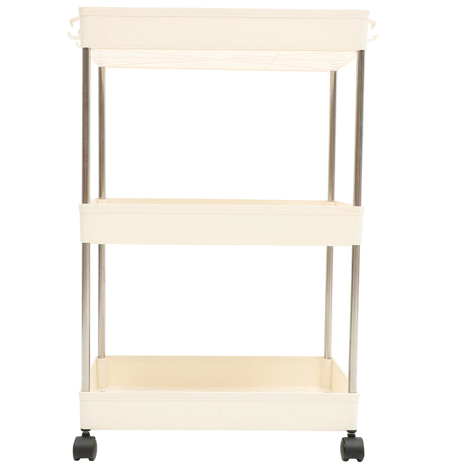 

Cart Rolling Storage Trolley Kitchen Rack Utility Bathroom Tier Laundry Multi Layer Mobile Movable Shelf3 Sundries