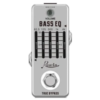 for rowin lef 317b guitar bass eq pedal 5 band equalizer pedals effect pedals for bass electric guitar classic studio grade