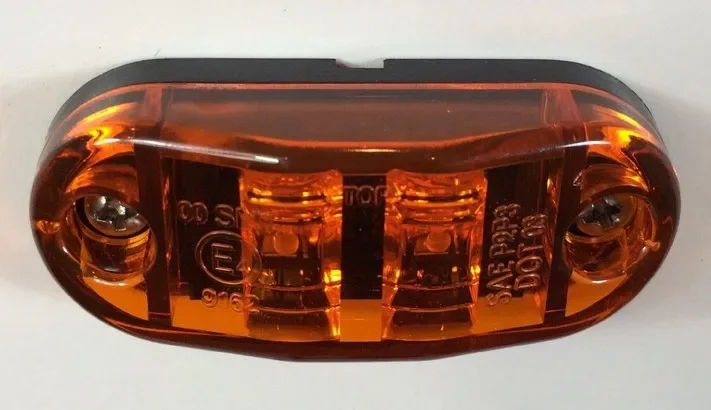 10 шт. 2 5 &quotянтарно-красный прицеп светодиодный габаритный мини-светильник с