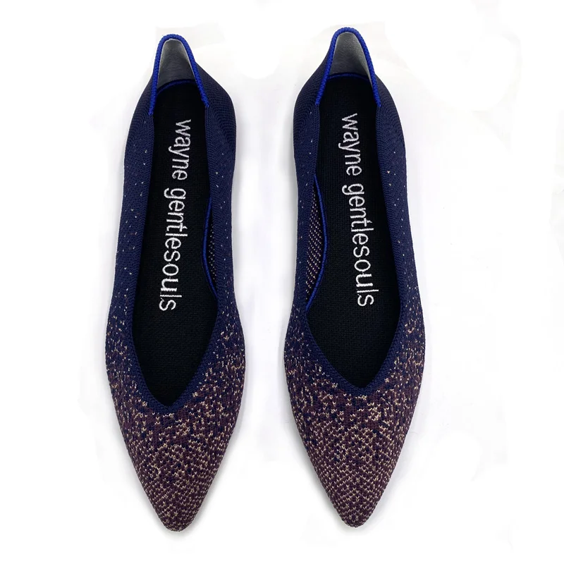 

Comfortable princess shoes spring new casual shallow mouth pointed ballet flat shoes for women