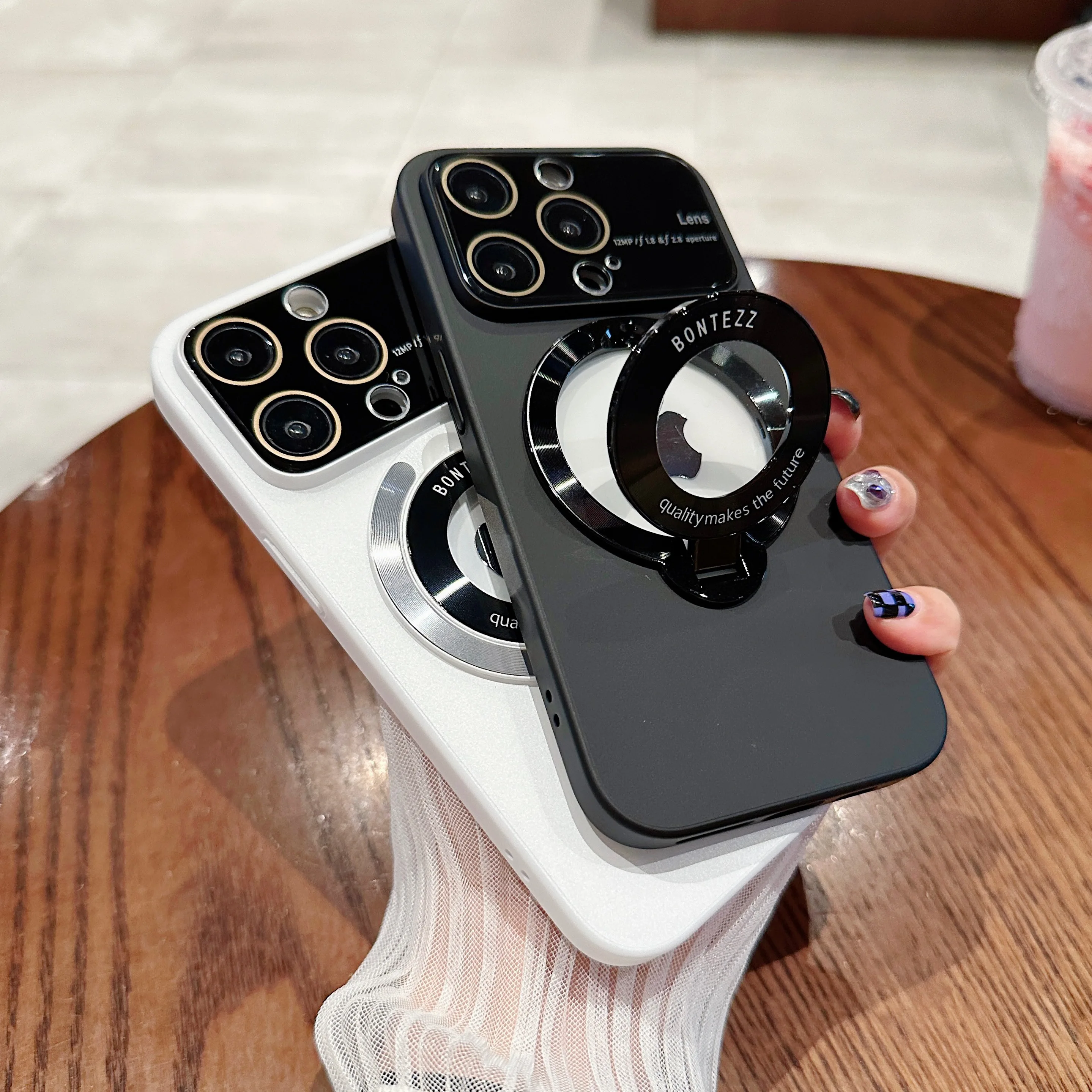 Магнитный чехол-подставка для Iphone 14, 15 Pro Max, 15 Plus