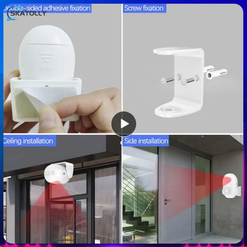 

Infrared Sensor Doorbell Welcome Remote Control Infrared Alarm Wireless Electronic Doorbell Smart Home