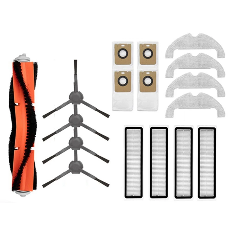 

Replacement For Xiaomi Dreame Bot Z10 Pro L10 Plus Vacuum Spare Parts RLS5D Main Side Brush Hepa Filter Mop Rag Dust Bag