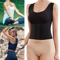 3 in 1 waist buttoned bra shapewear adjustable straps body shaper waist tank top for womens shapewear yoga workout underwear