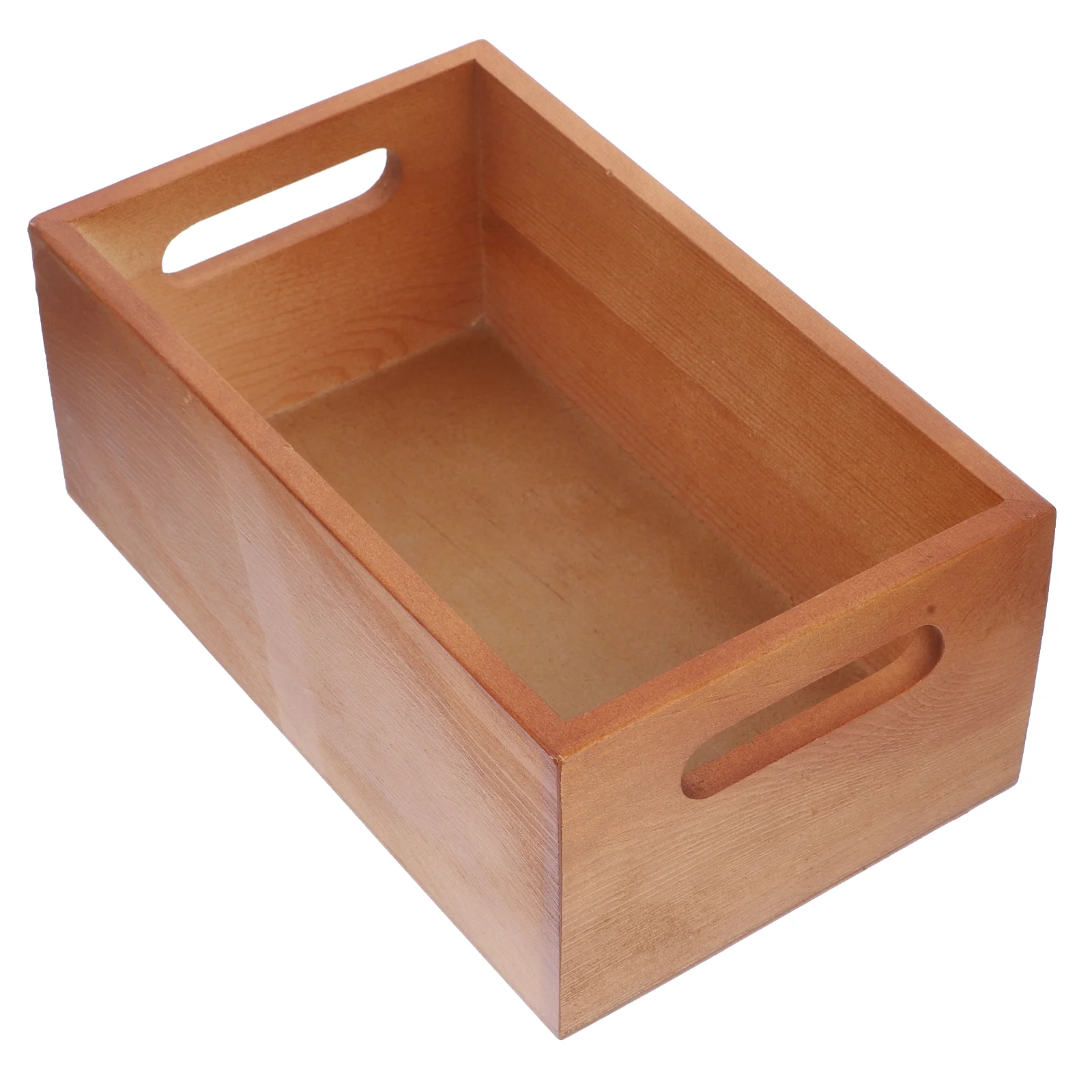 

Desktop Wooden Storage Box Multi-use Organizer Box Desktop Sundries Box