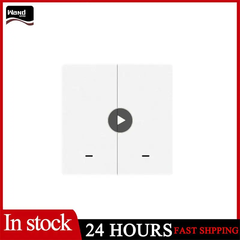 

1PCS Tuya ZigBee Smart Light Switch No Neutral Wire No Capacitor Needed Smart Life 2/3 Way Works with Alexa Home 2mqtt