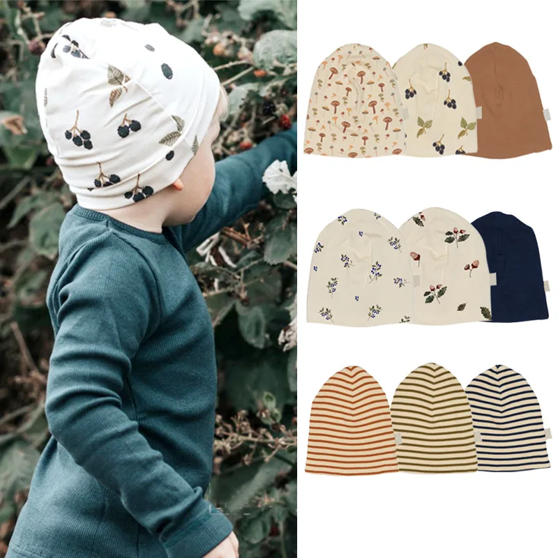 

Baby Hat Spring / Summer 2022 New Newborn Male and Female Baby Windproof Fetal Hat Baby Cotton Double Layer Out Hat