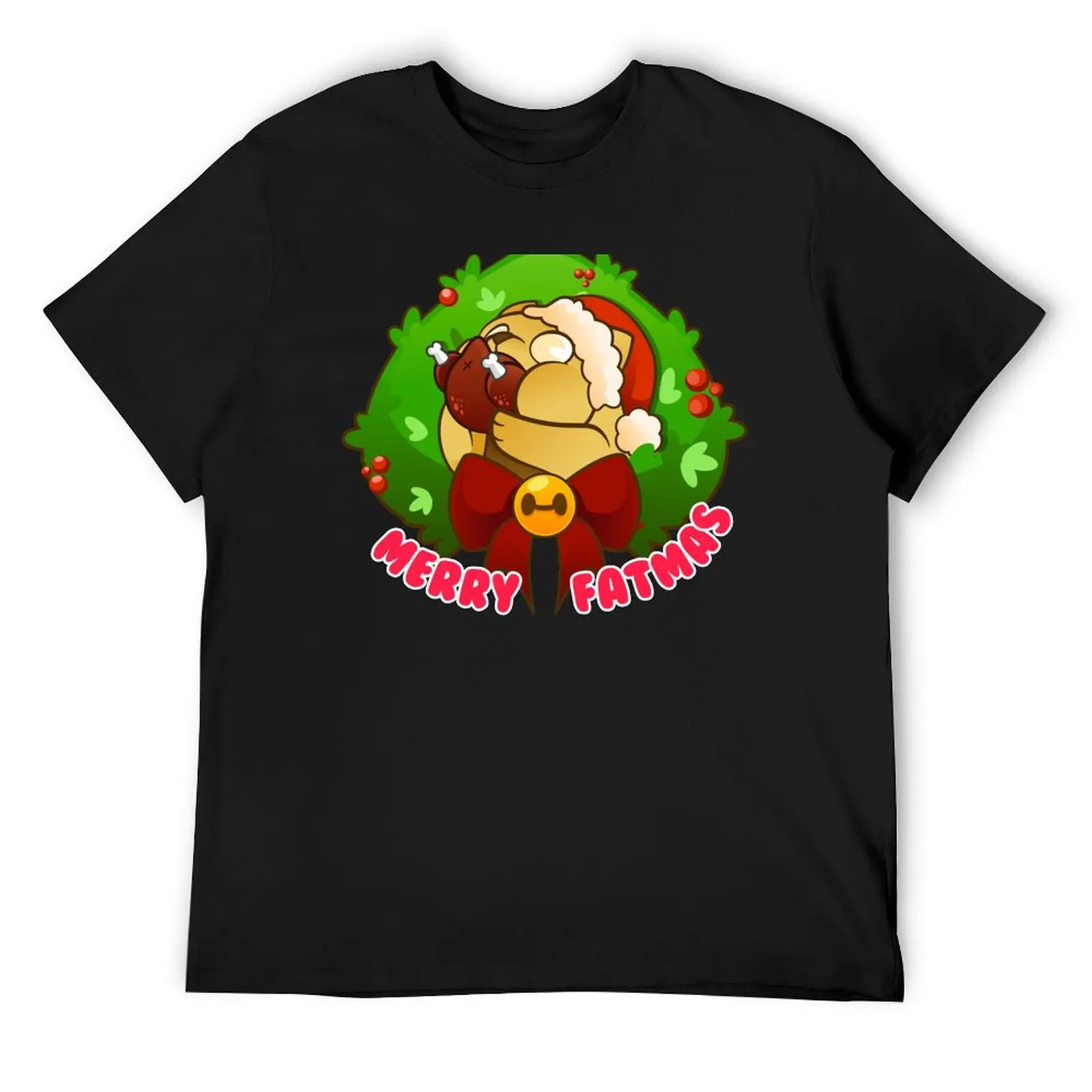 Футболка Merry Fatmas футболка с рисунком летний топ мужская