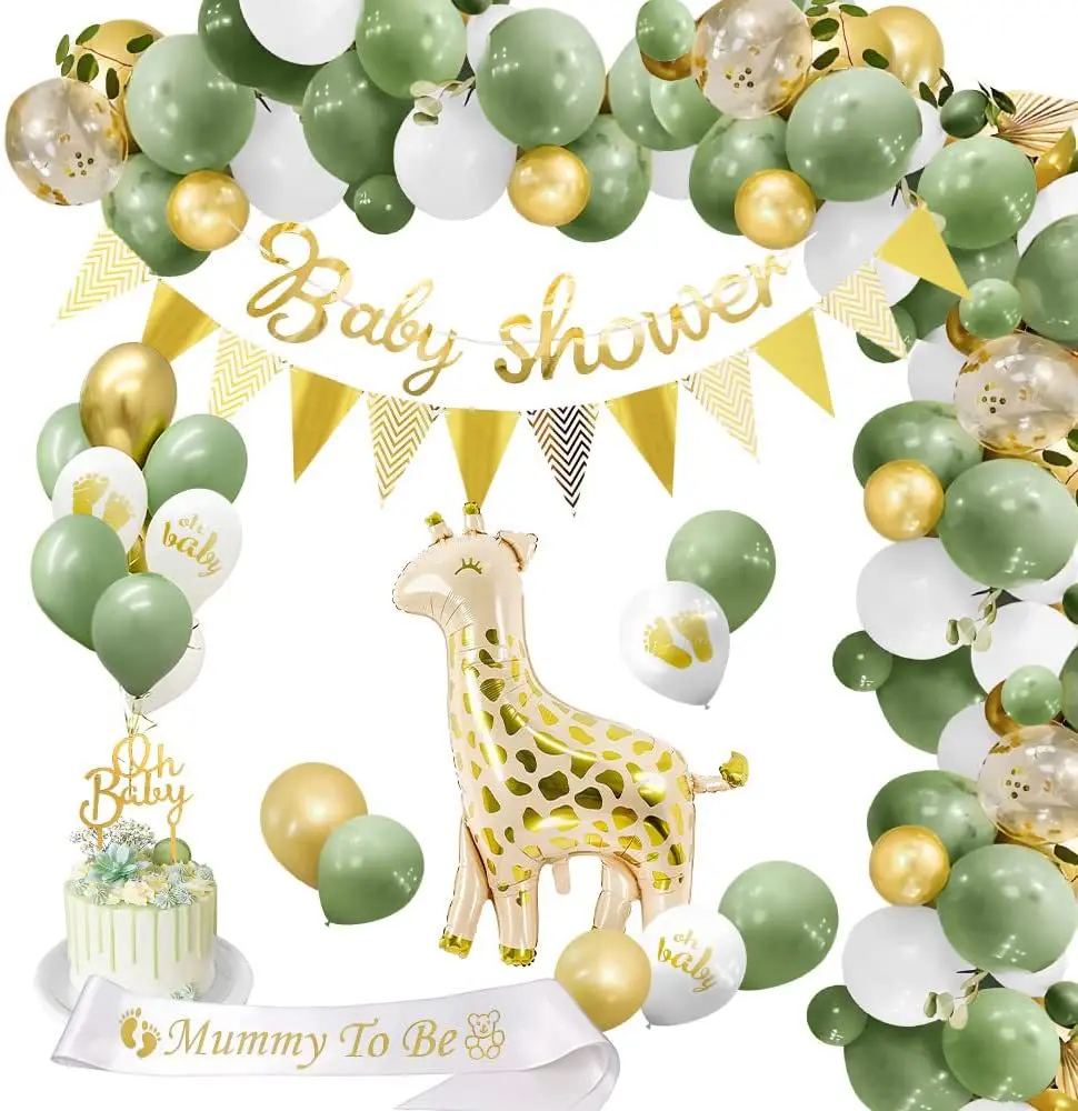 

Baby Shower Decoration Gold Deer Balloon Garland Arch Mummy to be Sash Birthday Cake Topper Kids Gender Reveal Baptism Decor