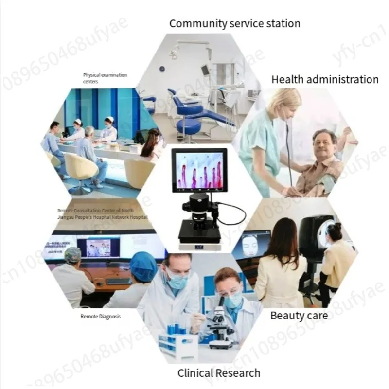 Цифровой микроскоп с зумом капиллярный детектор гвоздями анализатор крови