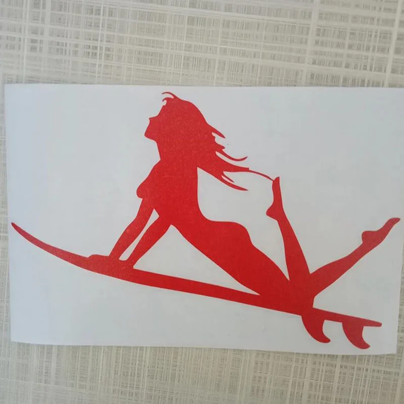 17*11 см сексуальная девушка в стиле серфинга автомобильный бампер аксессуары для