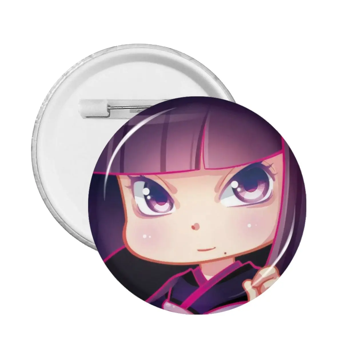 

Забавные аксессуары для ювелирных изделий из ПВХ в стиле аниме Hunter X Hunter, подарок для рюкзака, одежды, броши-булавки Kalluto Zoldyck