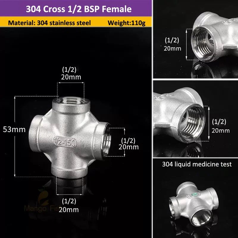 

Фитинги для труб из нержавеющей стали SS304