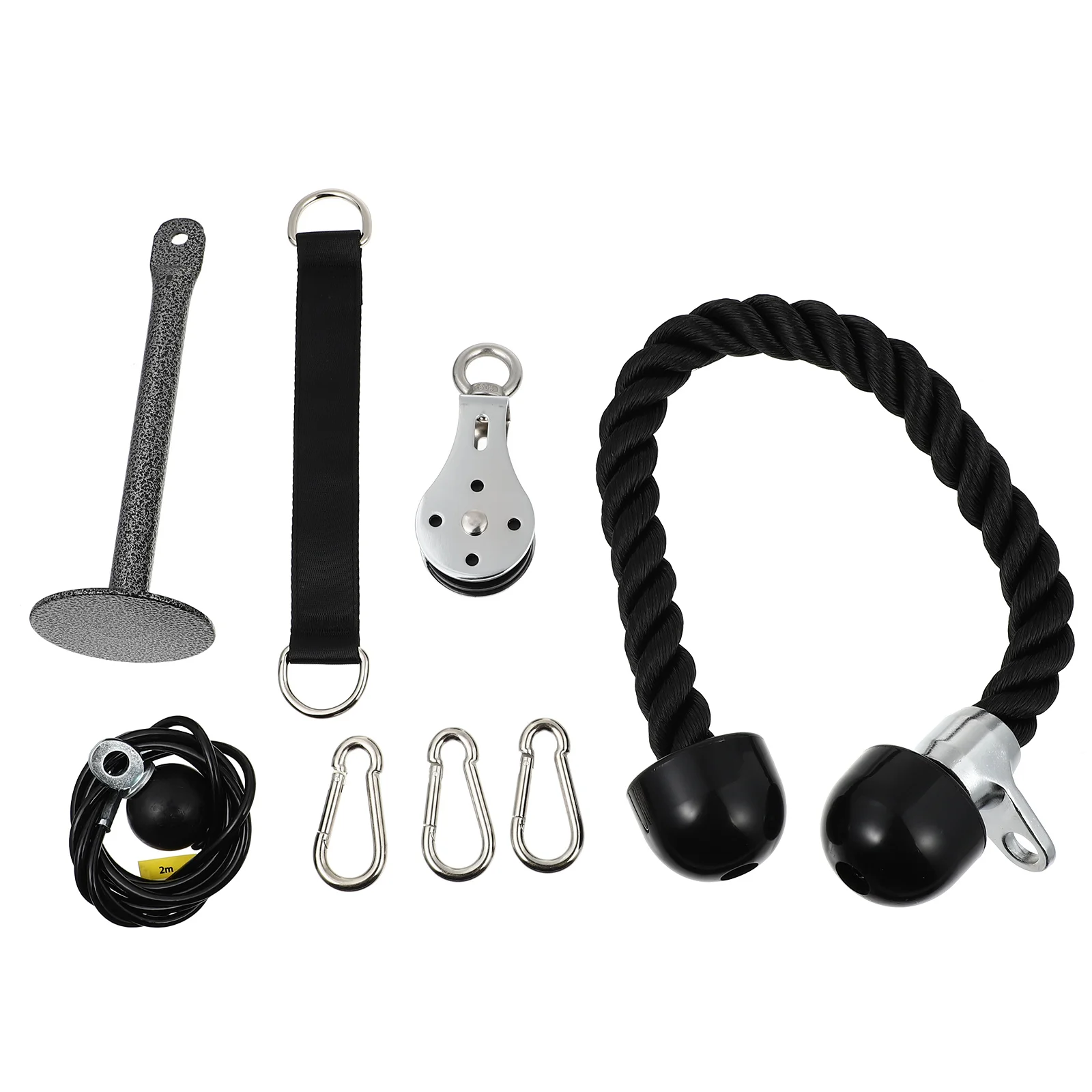 

1 Set Fitness Pulley Cable System Machine Muscle Strength Training Equipment