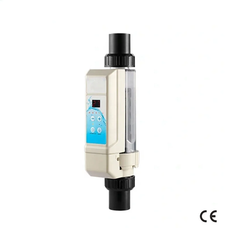 Фото Generador de cloro de piscina simple de Low costo AIBO Sistema clorador para estanque de sal (прозрачный) №2