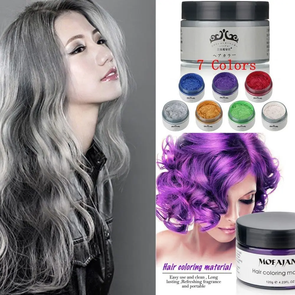 

Fashion Ephemeral Disposable Dyeing Hair Styling Tools Hair Dye Temporary Hair Color Hair Dye Wax Hair Wax