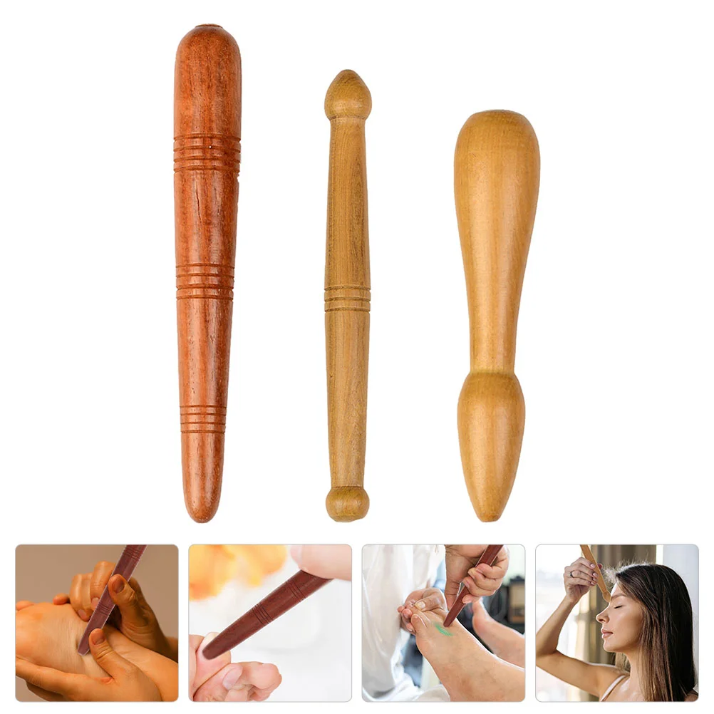

Massagescraping Tool Facial Stick Muscle Tools Guasha Board Foot Point Roller Pen Massaging Guashas Plate Wood Jade Shoulder