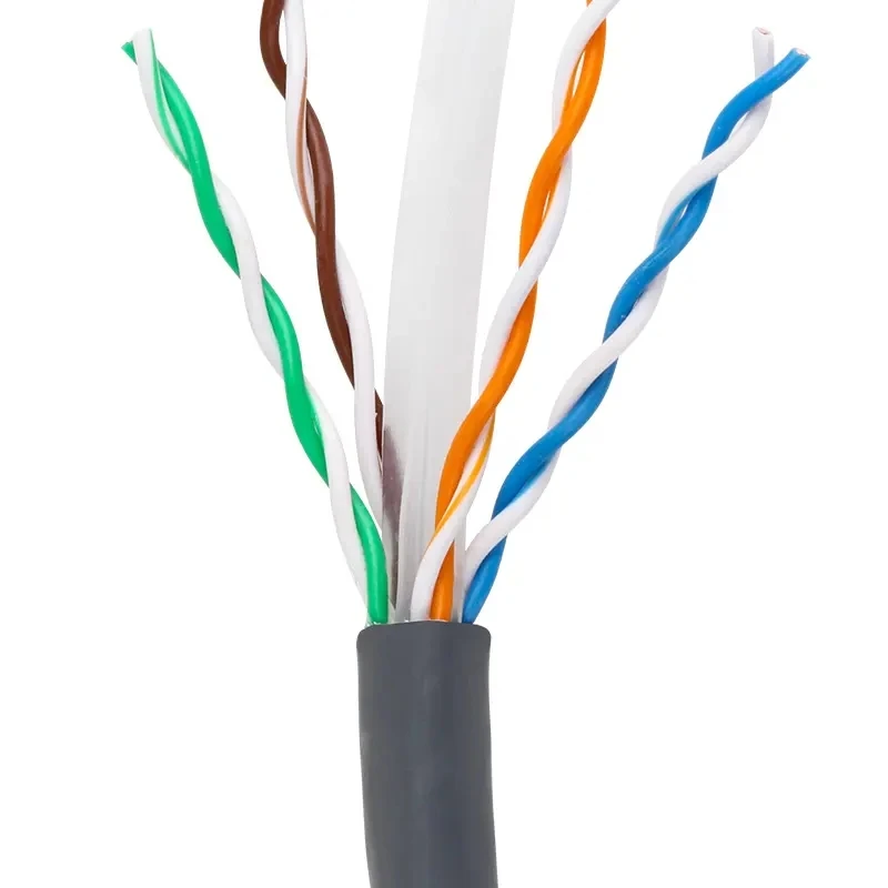 

12016 super six cat6a network cable oxygen-free copper core shielding crystal head jumper data center heartbeat