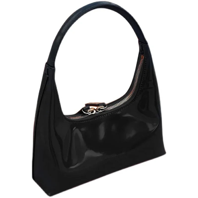 

Новинка 2023, модная однотонная компактная Классическая мини-сумка для подмышек, Сумка Хобо, сумка на плечо, Офисная Повседневная сумка