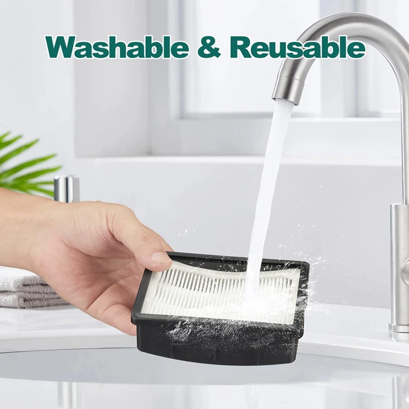 3Pcs K3010 HEPA Filter For Kenmore BU4022 BU4050 BU4020 BU4018 BU3040 DU2012 DU2015 DU5080 DU5092 DU2001 Washable Parts