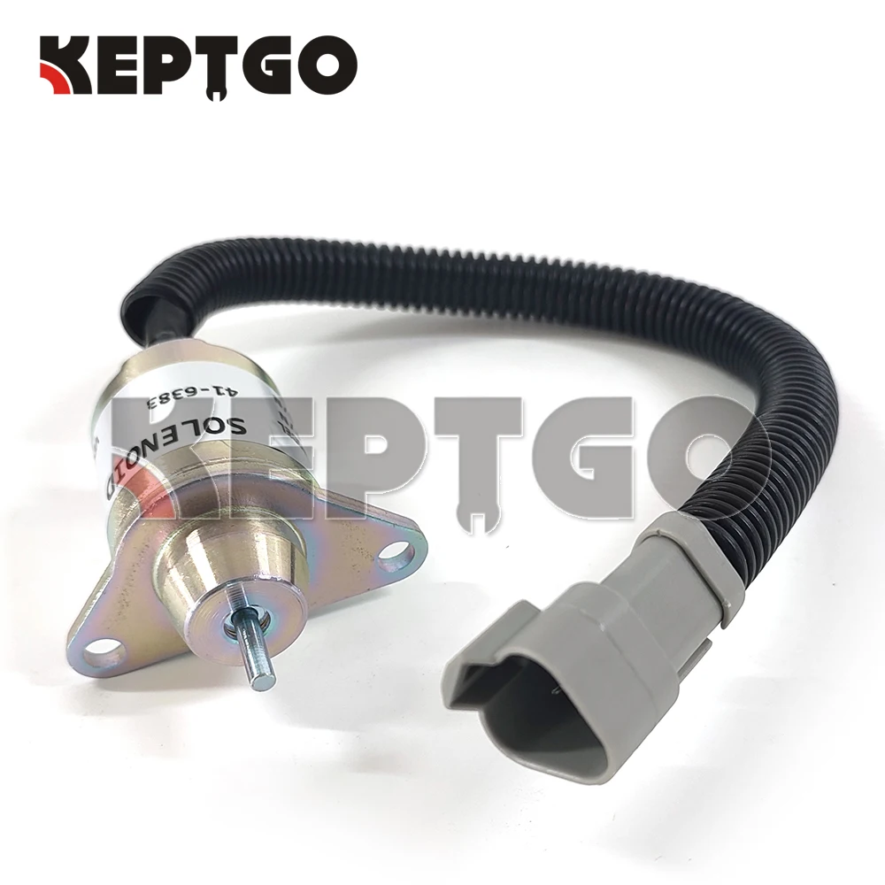 Фото Новый электромагнитный клапан остановки 12В 1503ES-12S5SUC11S SA-4920 SA-4564 SA-4817 TK41-6383 TK 41-6383 для двигателя Thermo King №4