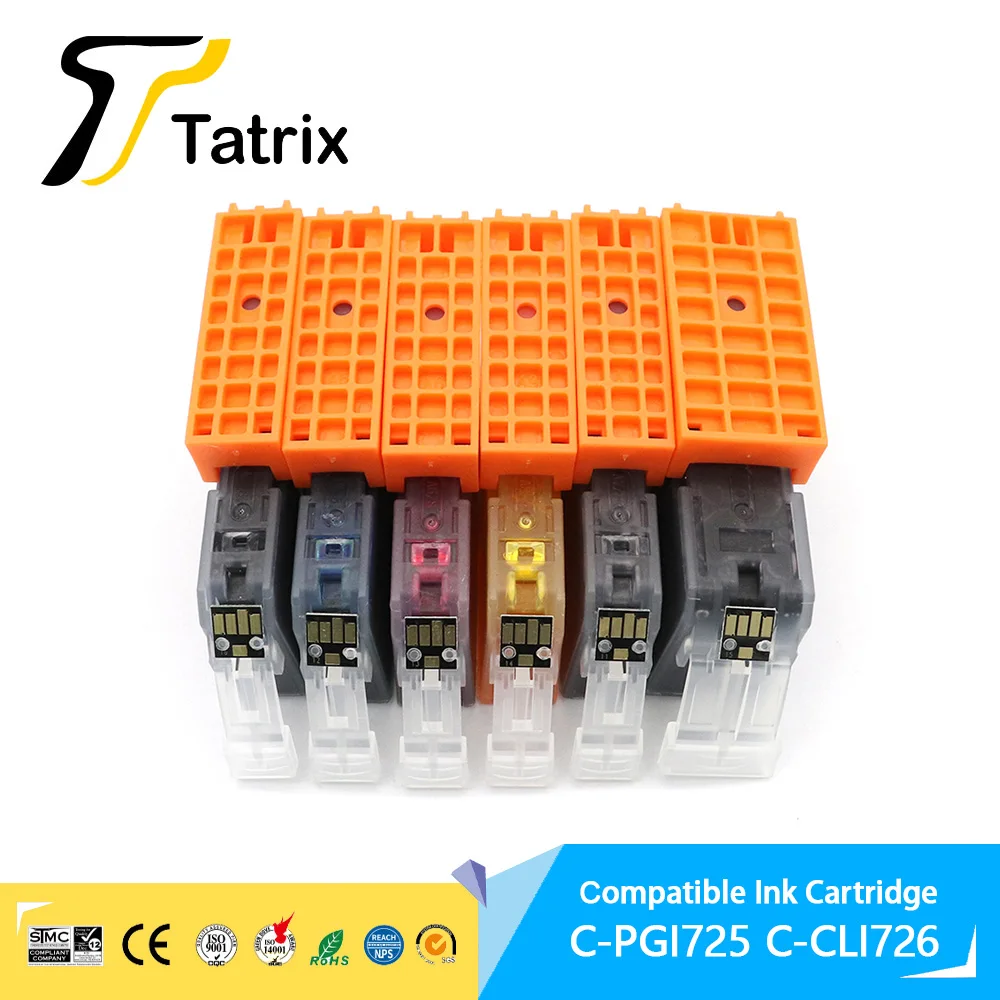 PGI-725 PGI725 PGI 725 CLI-726 CLI726 CLI 726 совместимый картридж для принтеров Canon PIXMA