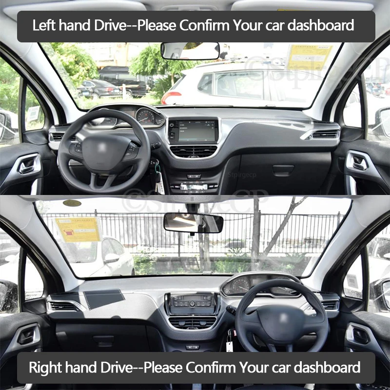 Противоскользящий коврик для Peugeot 2008 2013 ~ 2019 накладка на приборную панель