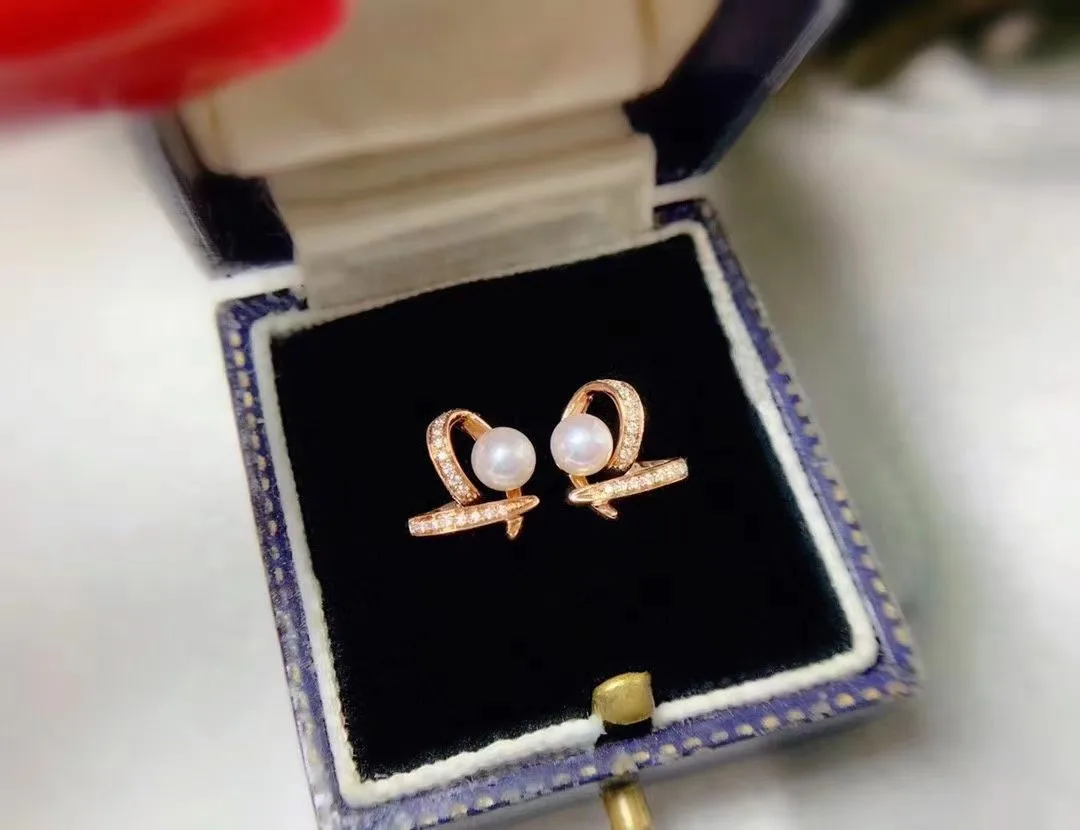 

Trendy 14K Gold Earring for Women Bohemia Real Pearl Birthstone Jewelry Bizuteria Aretes De Mujer Pearl Stud Earrings Orecchini