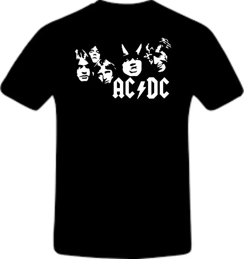 

T shirt AC DC rock n roll funky