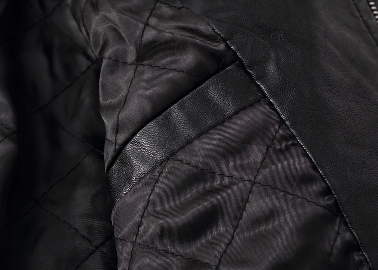 Top Brand Metal Letter Men's Faux Leather PU Faux Leather Plein Coats Jacket Fashion Locomotive Coat Mix Style M-XXXL images - 6