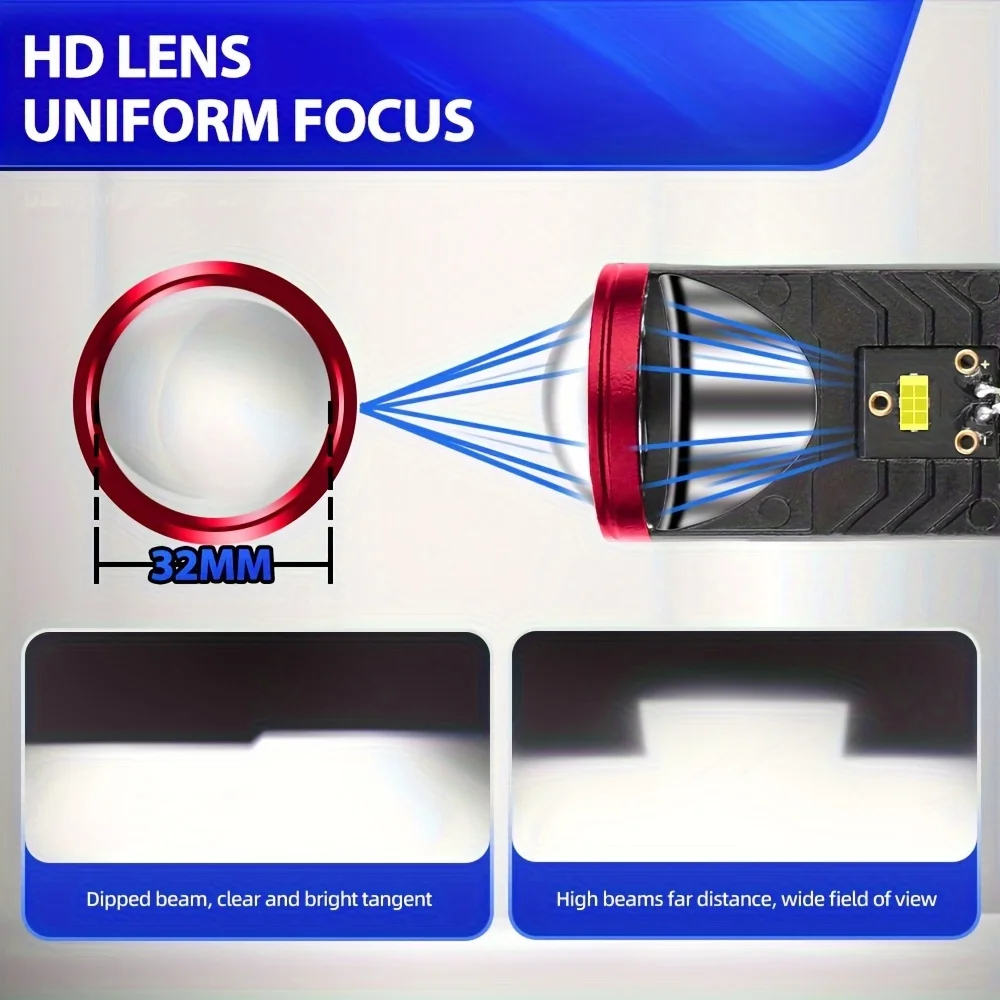 Лампа головного света для мотоцикла 1 шт./2 шт. H4