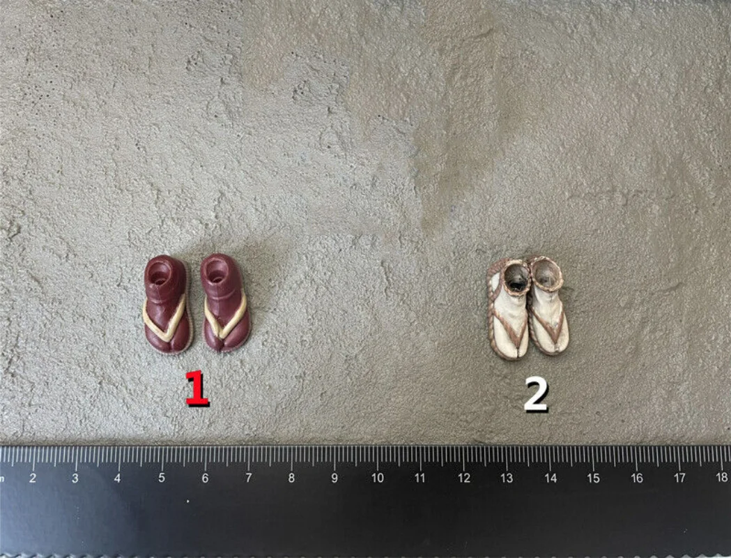 

1/12 Scale Soldier Handmade Accessories Ancient Shoes Model for 6" Figure Doll