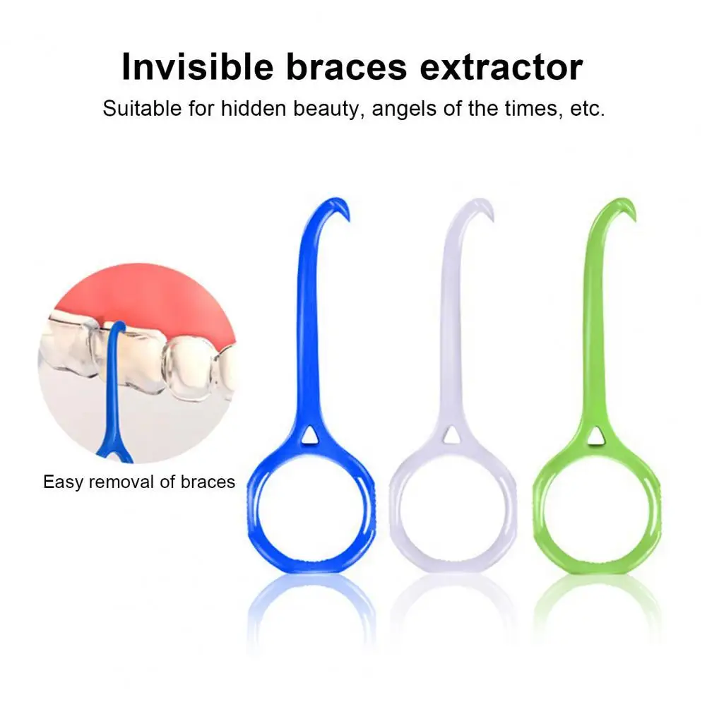 

5PCS Removal Hook Tool Plastic Nice Orthodontic Aligner Remove Invisible Removable Braces Clear Aligner Oral Care