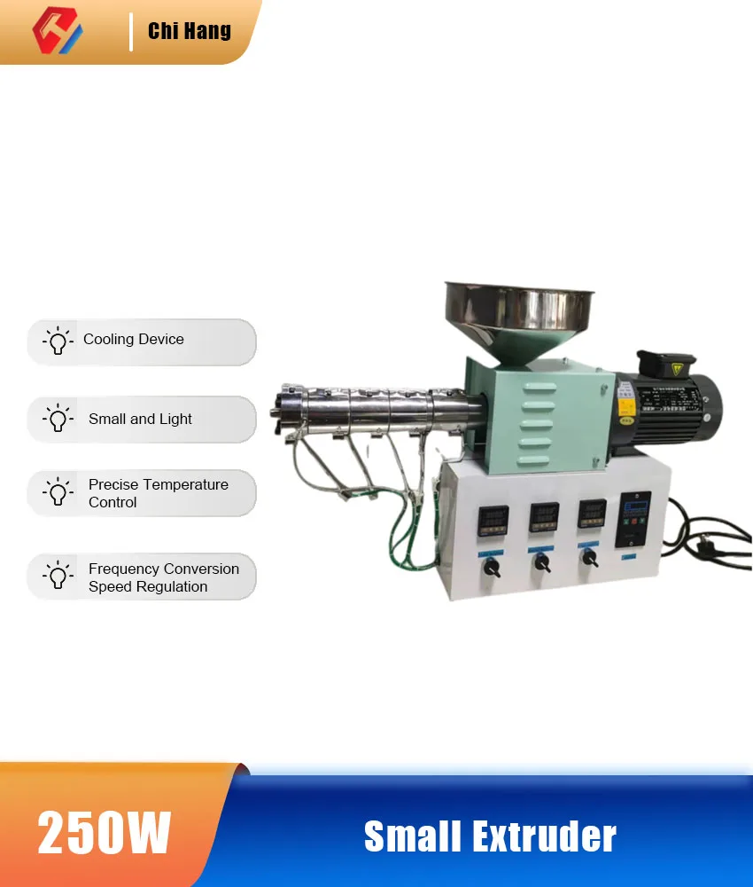 

2Kg/H Single Screw Extruder Laboratory bench SJ25 single screw extruder plastic table top polymer extruder injection molding