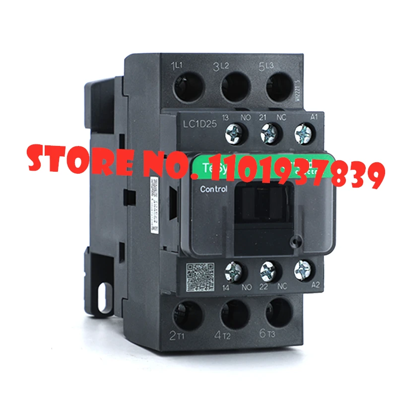 Schneider Electric Контактор переменного тока TeSys Deca 3P 25A LC1D25M7C LC1D25CC7C LC1D25B7C LC1D25E7C LC1D25F7C LC1D25Q7C