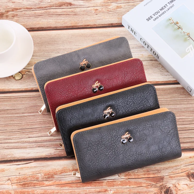 

SHISHI Women's Wallet Night Market Small Change Purse Zipper Middle Long Fashion Casual Bag Portemonnaie Pour Femme