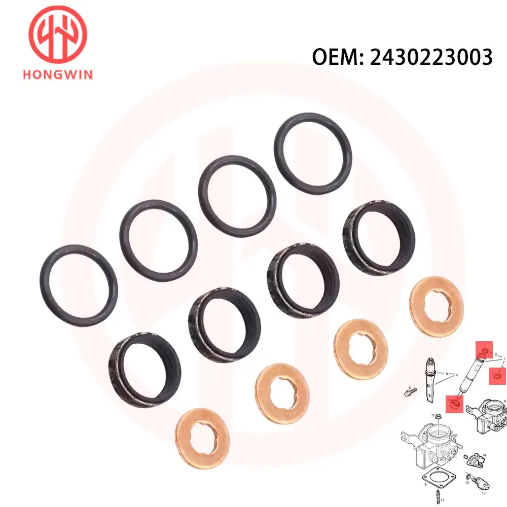 

Ремкомплект уплотнения форсунки 2430223003 для Opel Astra Frontera Omega Signum Sintra Vectra Zafira Vauxhall 90502704 821093 4772349
