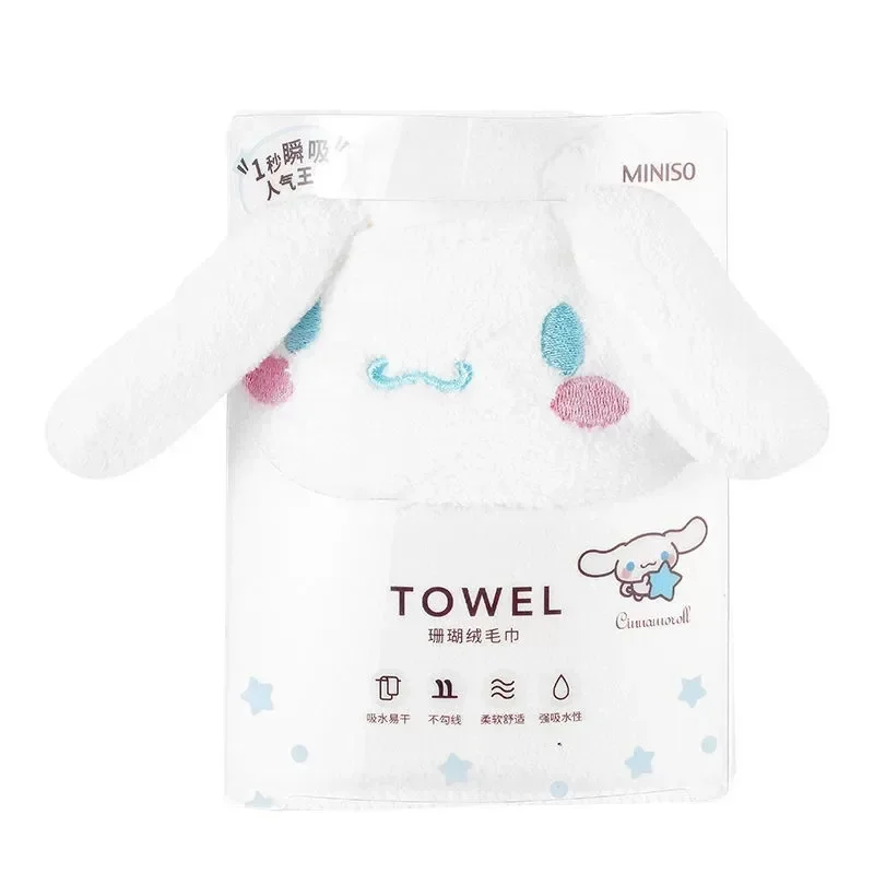 MINISO Sanrio сухое полотенце для волос банное коралловый бархат мягкая впитывающая
