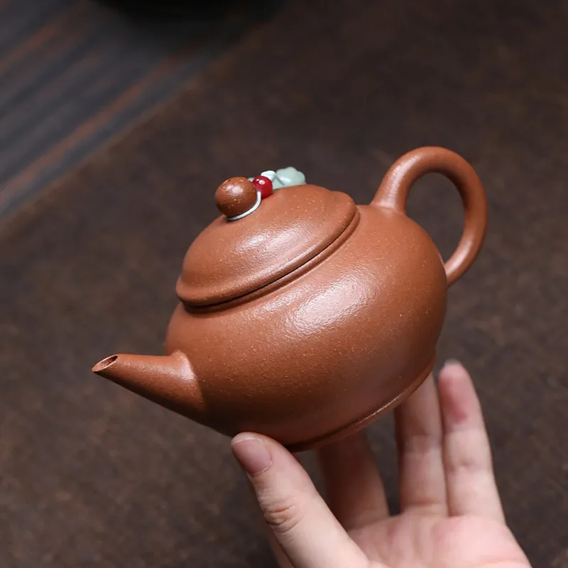 Фиолетовый глиняный чайник BRTRINBSY TEA 190 мл