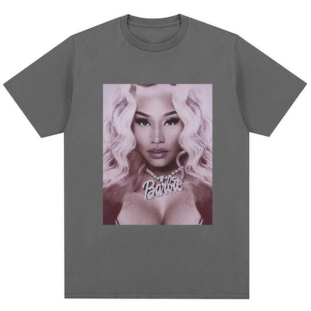 Рэпер Nicki Minaj Футболка Super Freaky Girl Set List с коротким рукавом Мужчины Женщины Хип-хоп