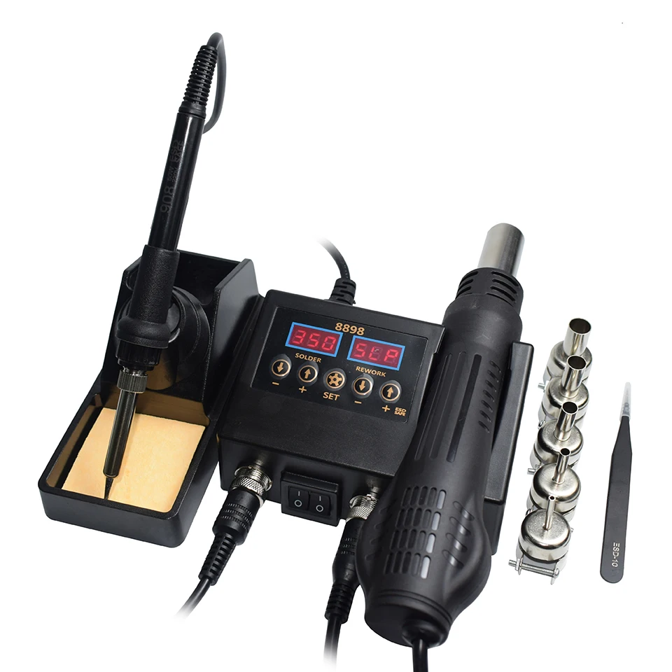 Eruntop 8898 SMD наладочная паяльная станция Электрические паяльники термовоздушный